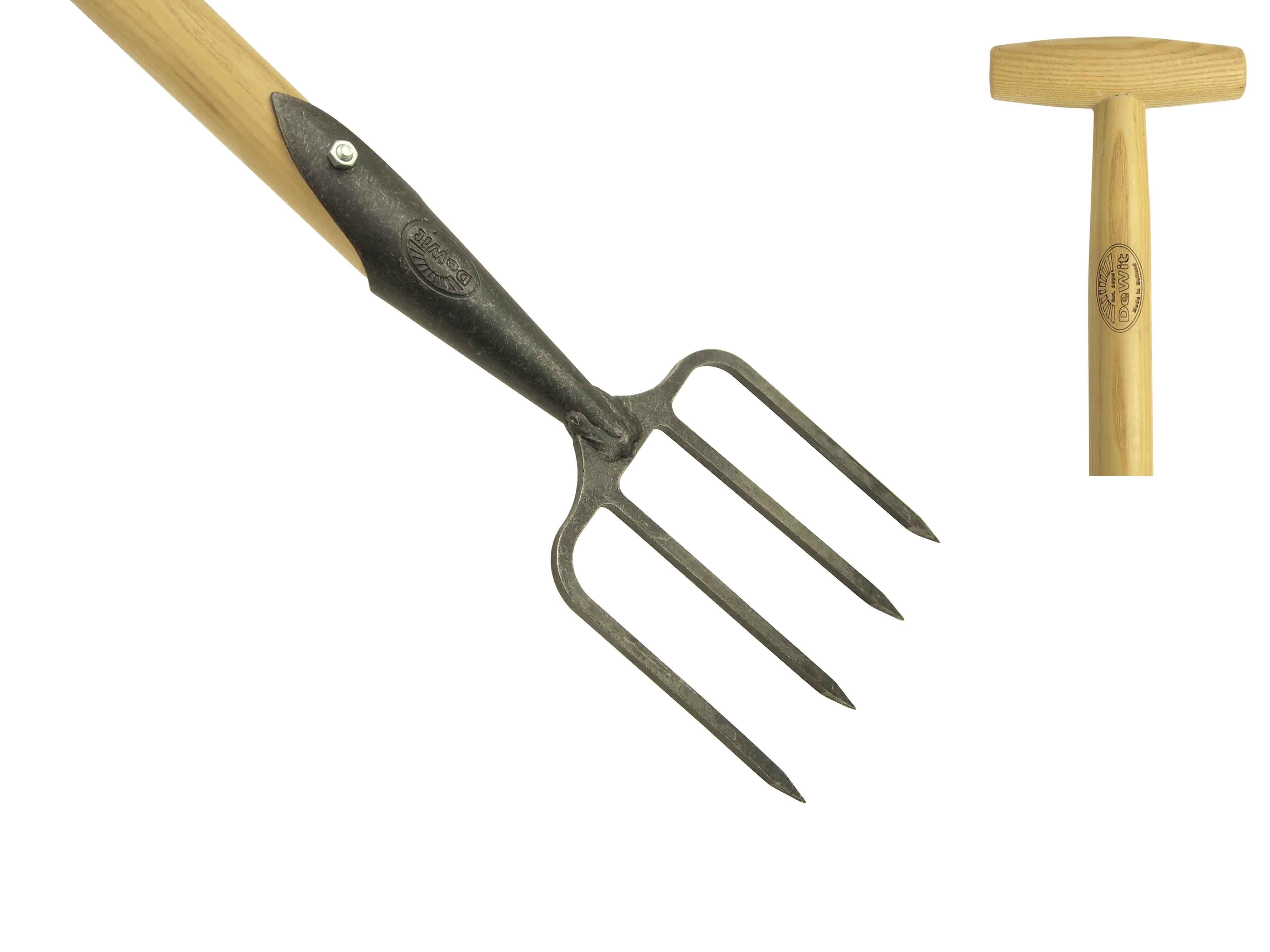 Pitch or field repair fork with 90cm T-handle